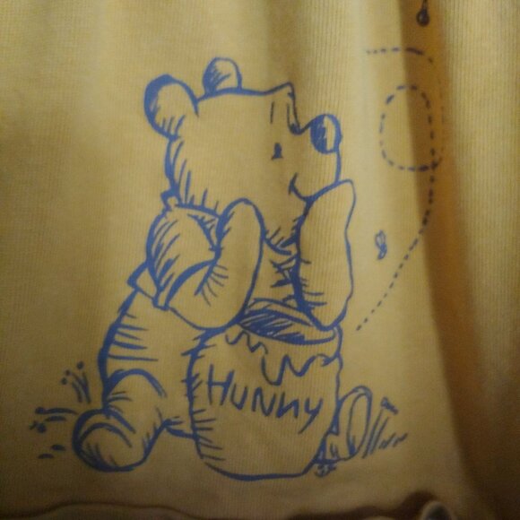Disney Winnie The Pooh and Friends Honey Gold Drop Waist Fun Cute Dress - Picture 6 of 11
